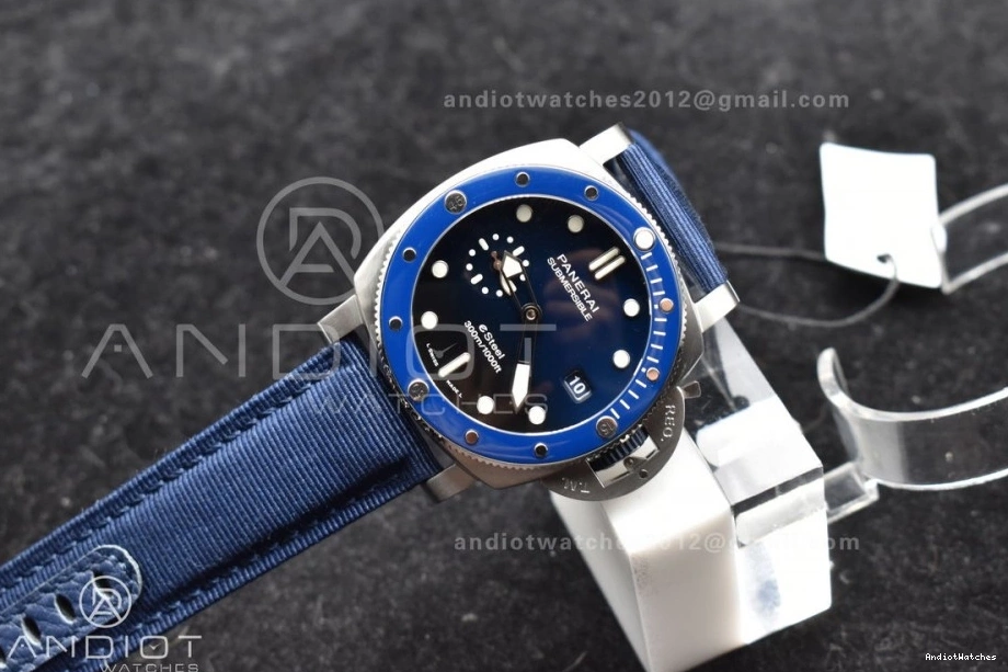 Nylon Dial Edition VSF 994 1:1 Blue Blue Best PAM1289 Strap P on Supportive 0317